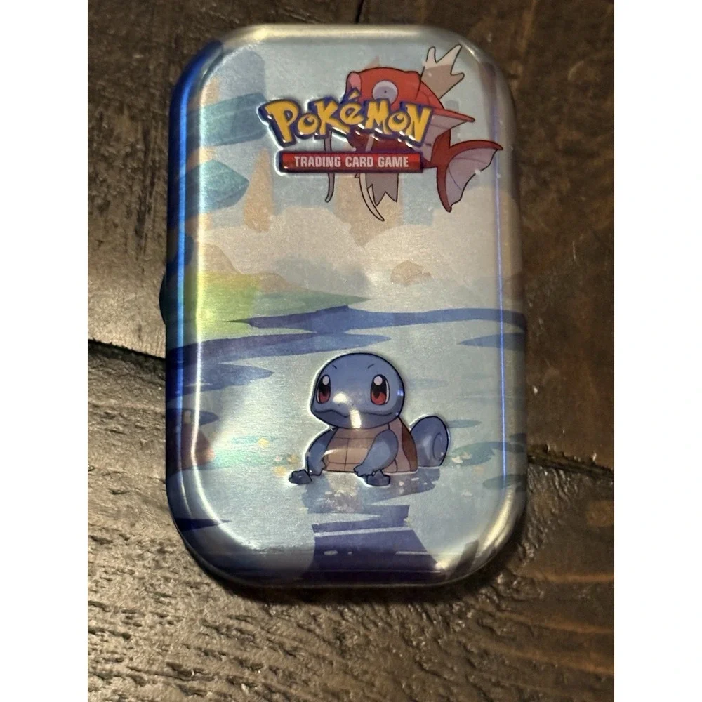 Pokemon TCG Charizard Pikachu Jolteon Squirtle Empty Collectible Mini Tin Lot